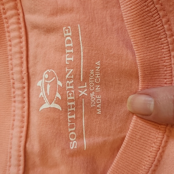 Cute pink Southern Tide Tee shirt in good condition! No holes or stains! - Picture 2 of 5